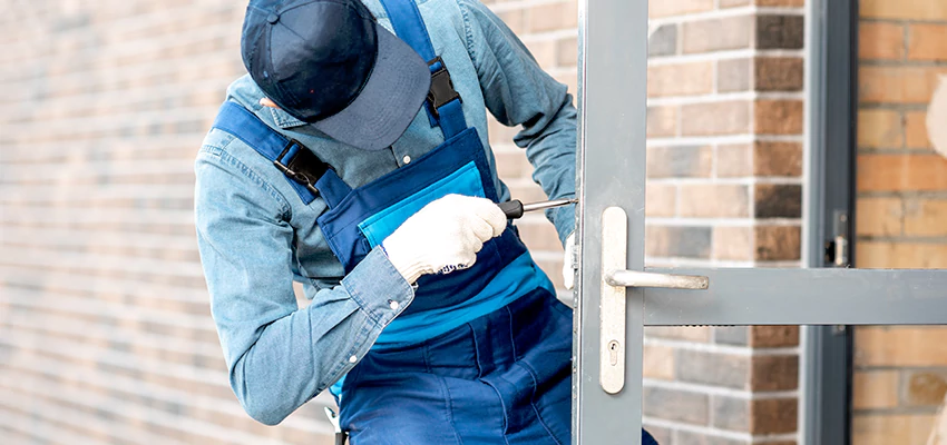 Pivot Storefront Door Locks Installation in Waterford, California